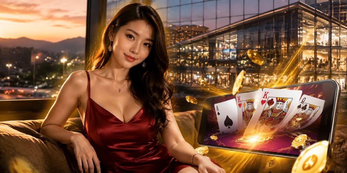 Permainan Teen Patti dalam talian dengan suasana budaya Malaysia yang meriah dan berwarna-warni
